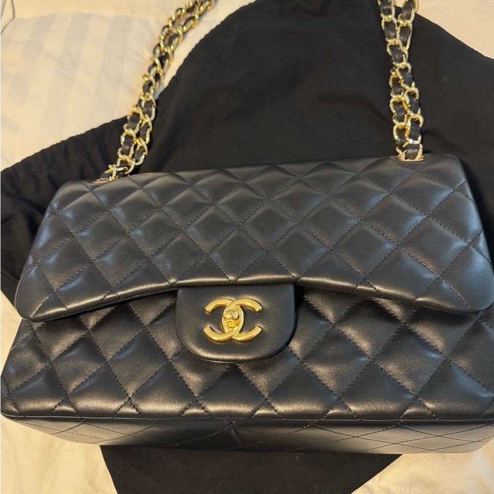 Chic Black Quilted Bag